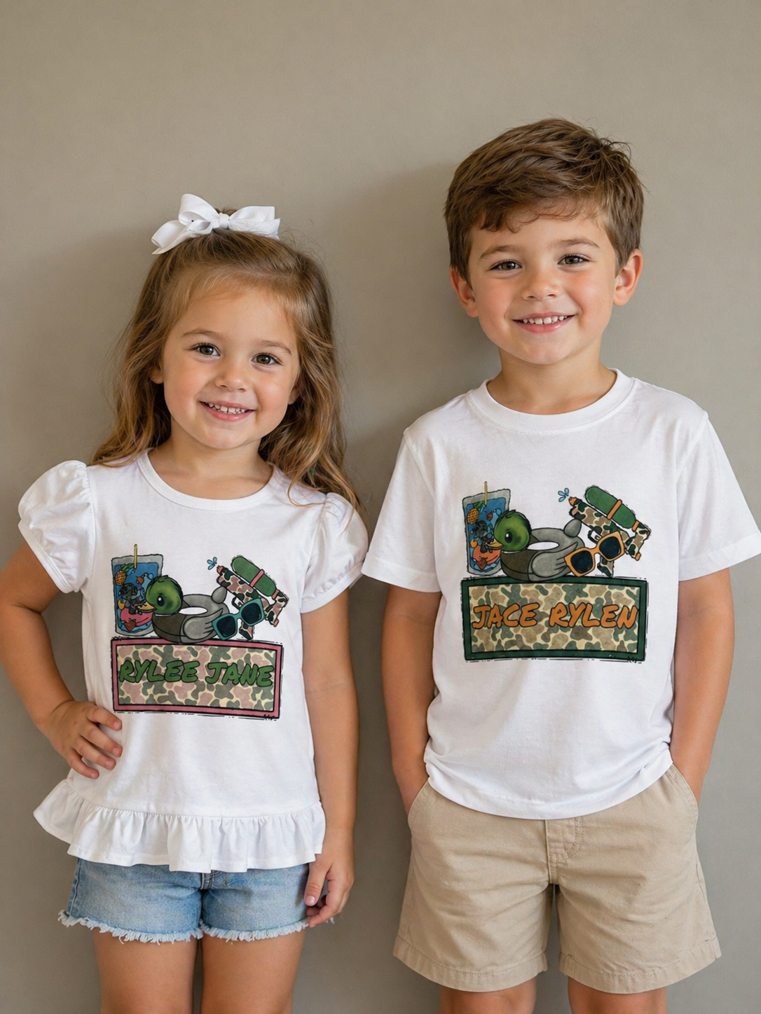 Camo Summer Fun Boy T-Shirt