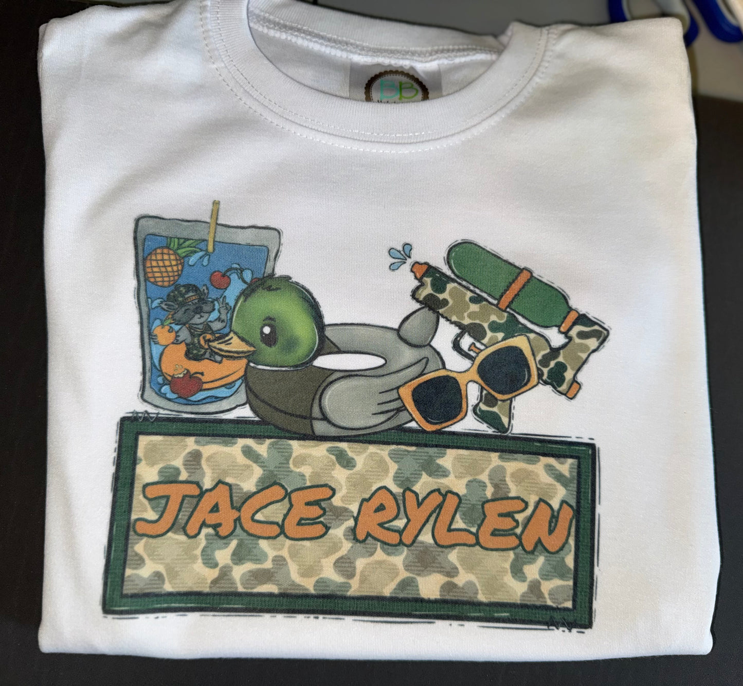 Camo Summer Fun Boy T-Shirt