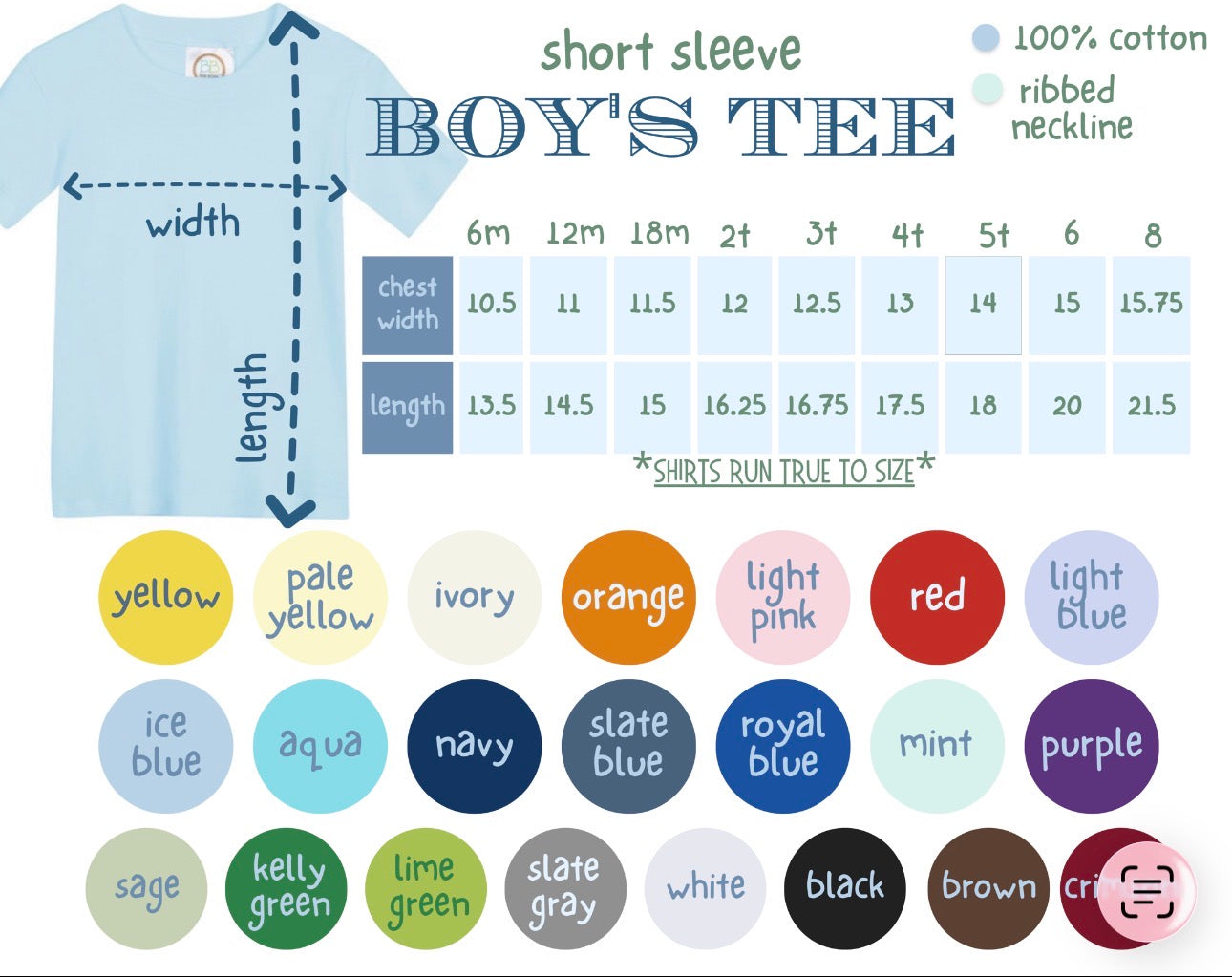 (SUB) Snacks Snacks Boys Tees