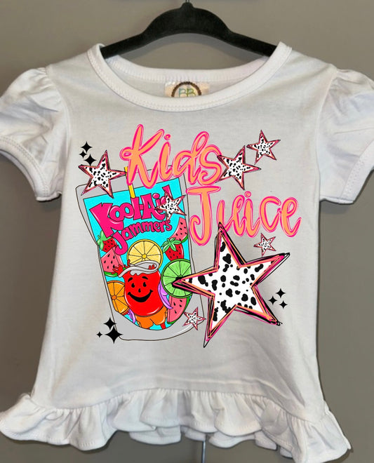 Kid juice Girls Ruffle Tee