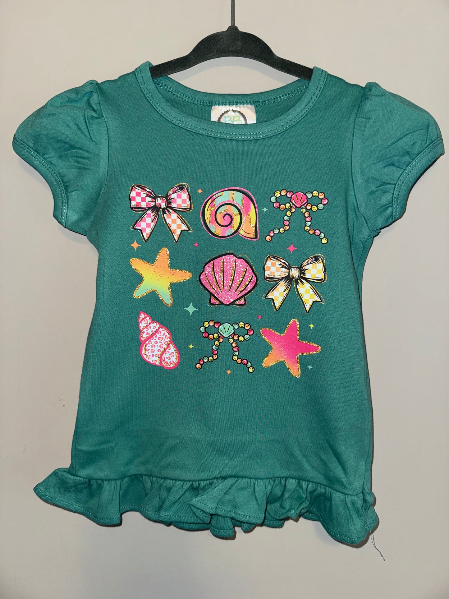 Beach Girls Ruffle Tee
